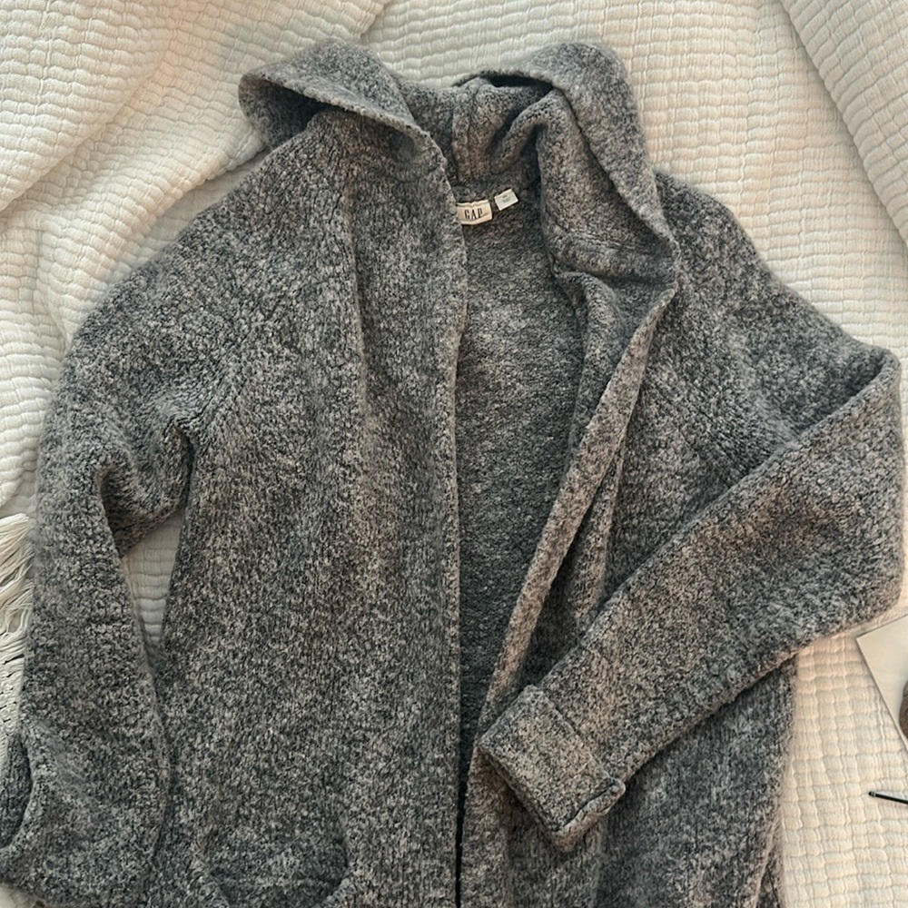 Gap grey long jacket